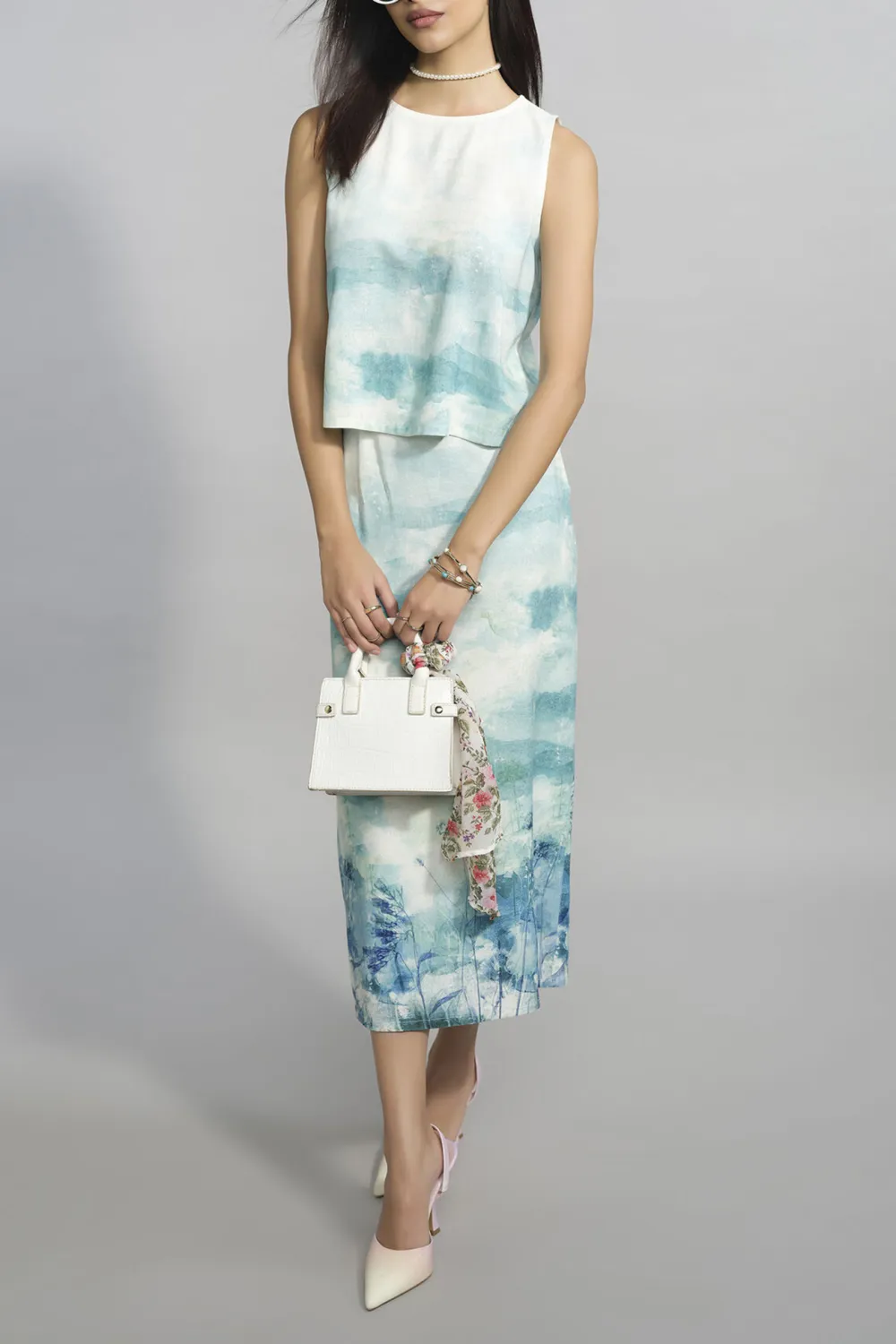 Aqua Casual Style Skirt Set