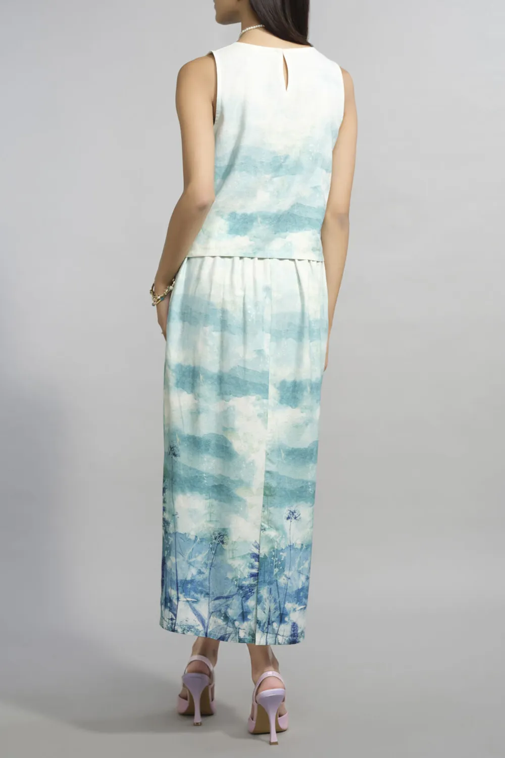 Aqua Casual Style Skirt Set