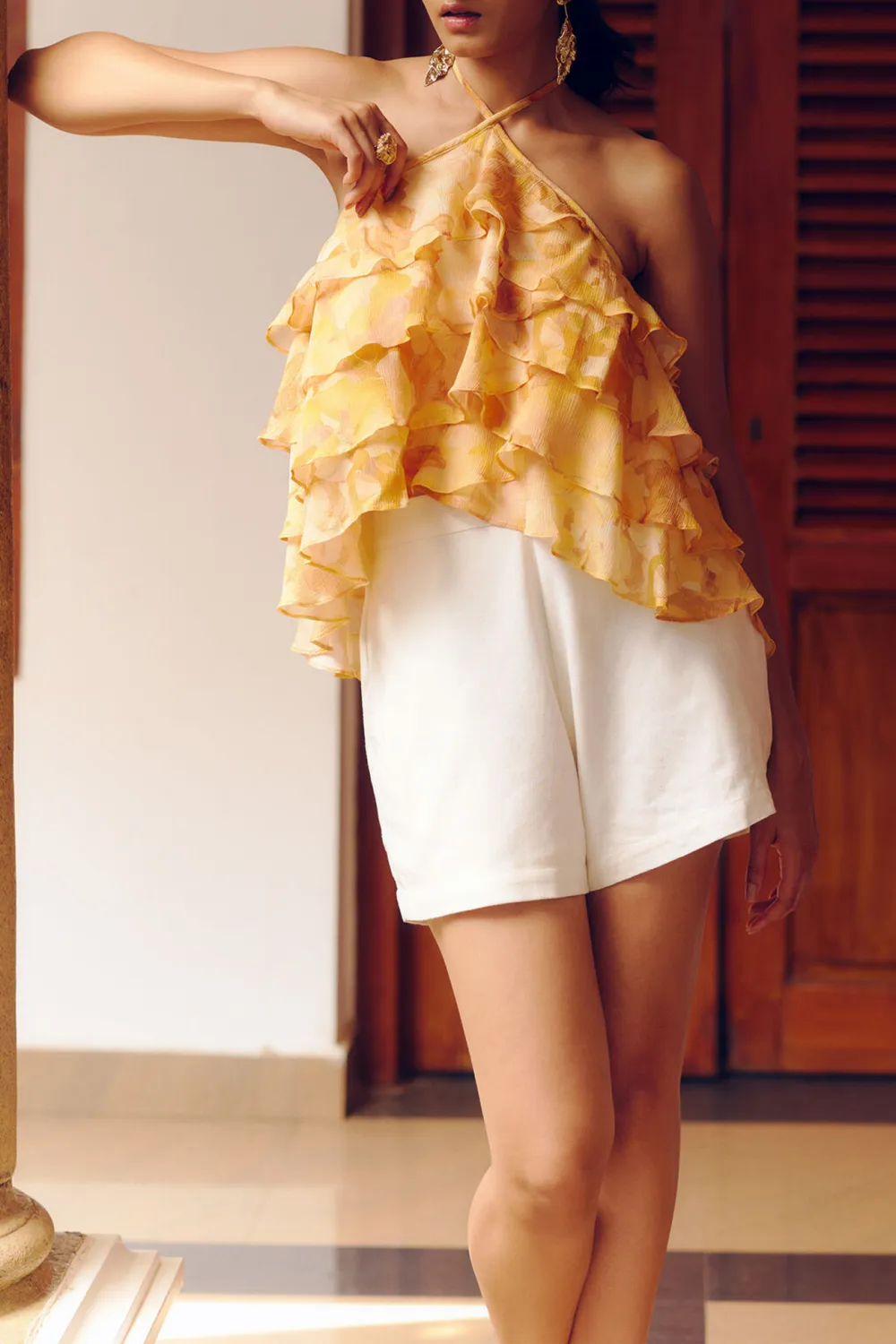 Casual Style Cool White Shorts