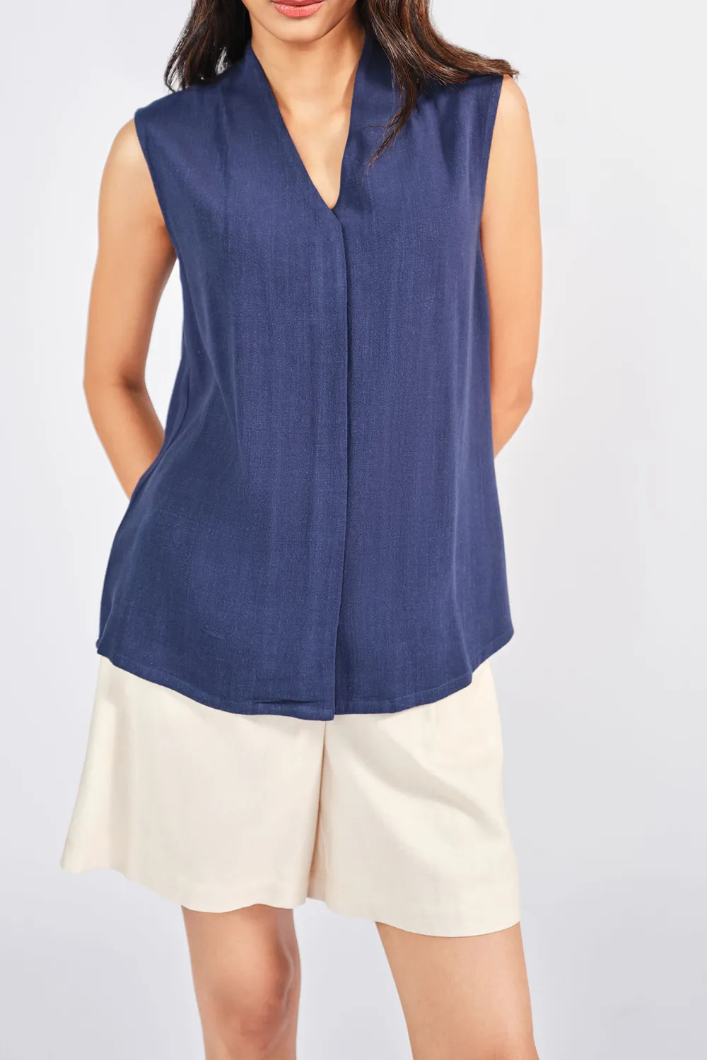 V-Neck Casual Style Top