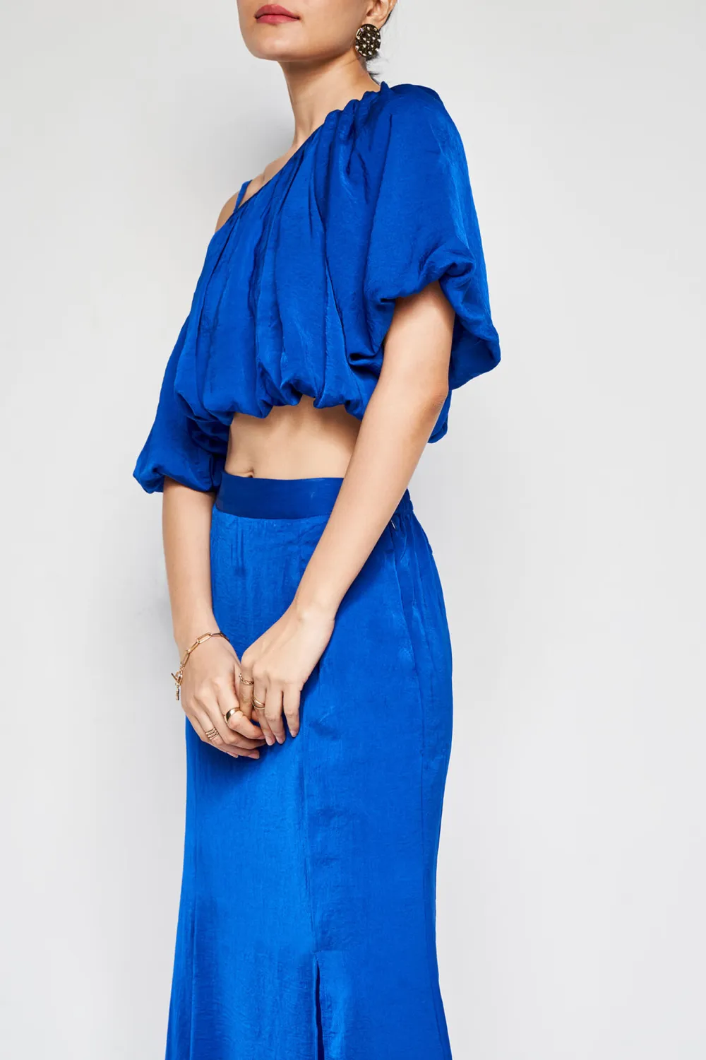 Long Length Casual Style Skirt Set