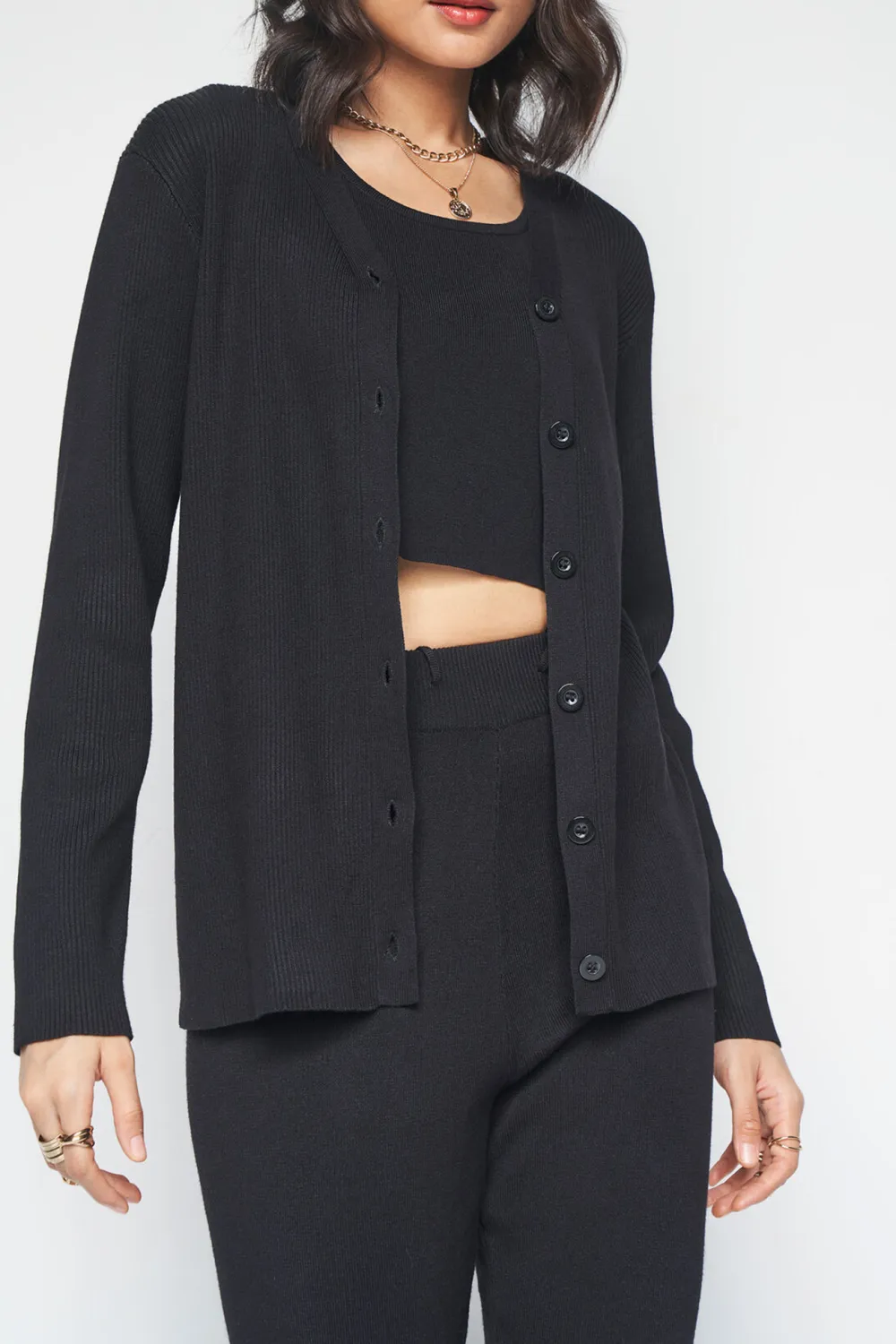 Soft Fabric Relaxed-Fit Basic Set