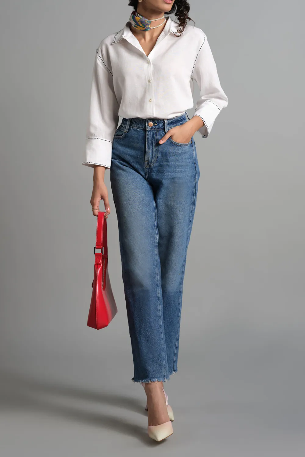 Regular Length Casual Style Shirt